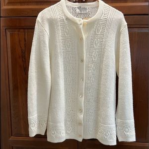 Vintage Cardigan Cream Size L
